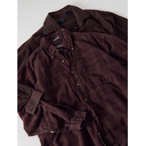 OVERDYED FLANNEL SHIRT - Picture 4 of 7